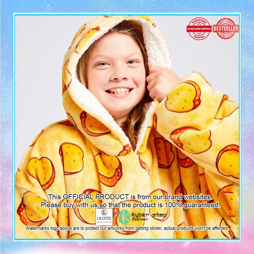 garlic bread kids oodie blanket hoodie 2 413