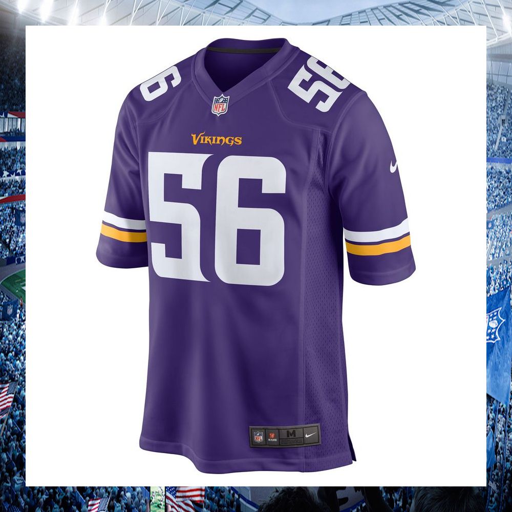 garrett bradbury minnesota vikings nike purple football jersey 2 424