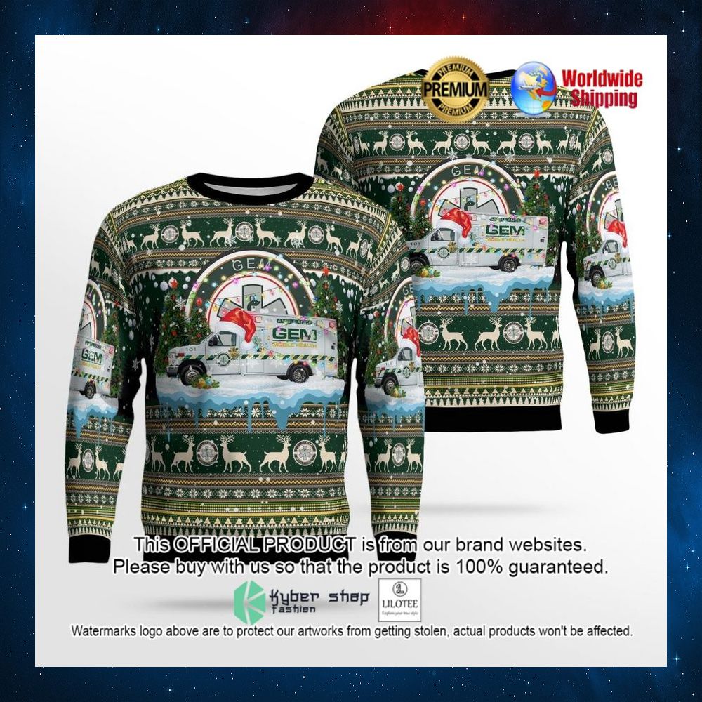 gem mobile health lakewood new jersey santa hat sweater 1 917