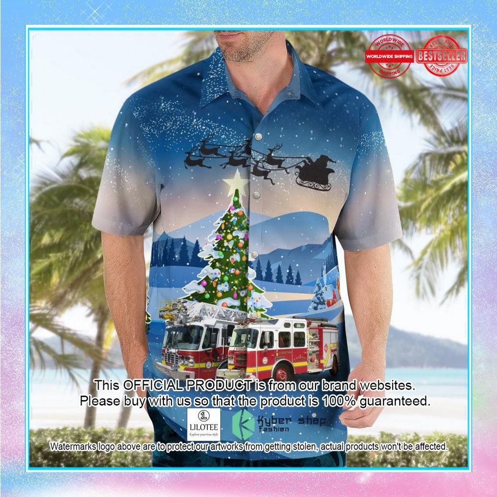 Georgetown Massachusetts Georgetown Fire Department Christmas Hawaiian Shirt - LIMITED EDITION 3 georgetown massachusetts georgetown fire department christmas hawaiian shirt 3 679