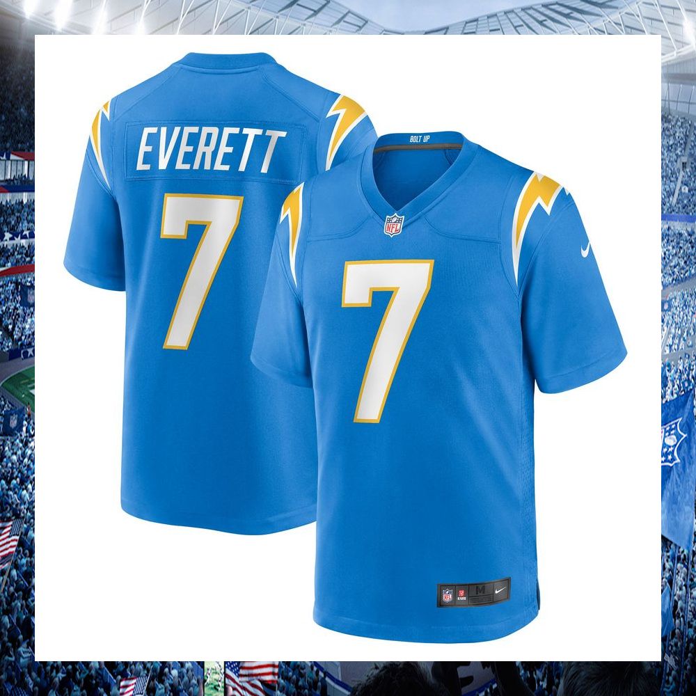 gerald everett los angeles chargers nike powder blue football jersey 1 27