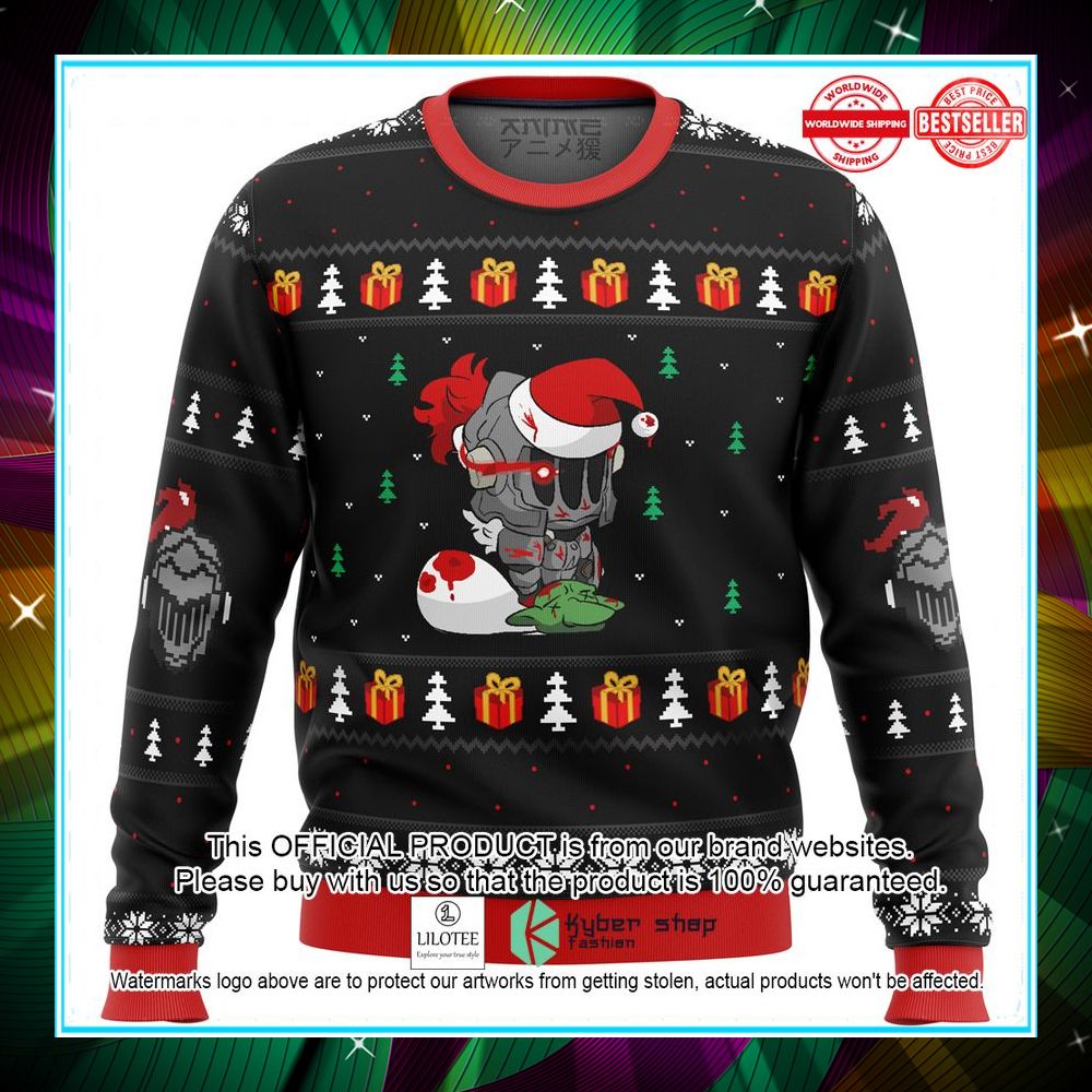 Goblin Slayer Santa Ugly Christmas Sweater 3 goblin slayer santa ugly christmas sweater 1 308