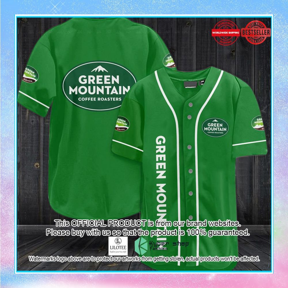 green mountain coffee baseball jersey 1 756
