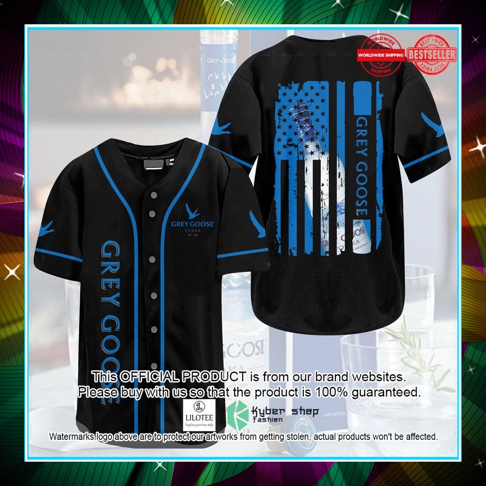 Grey Goose Flag Baseball Jersey 5 grey goose flag baseball jersey 1 73