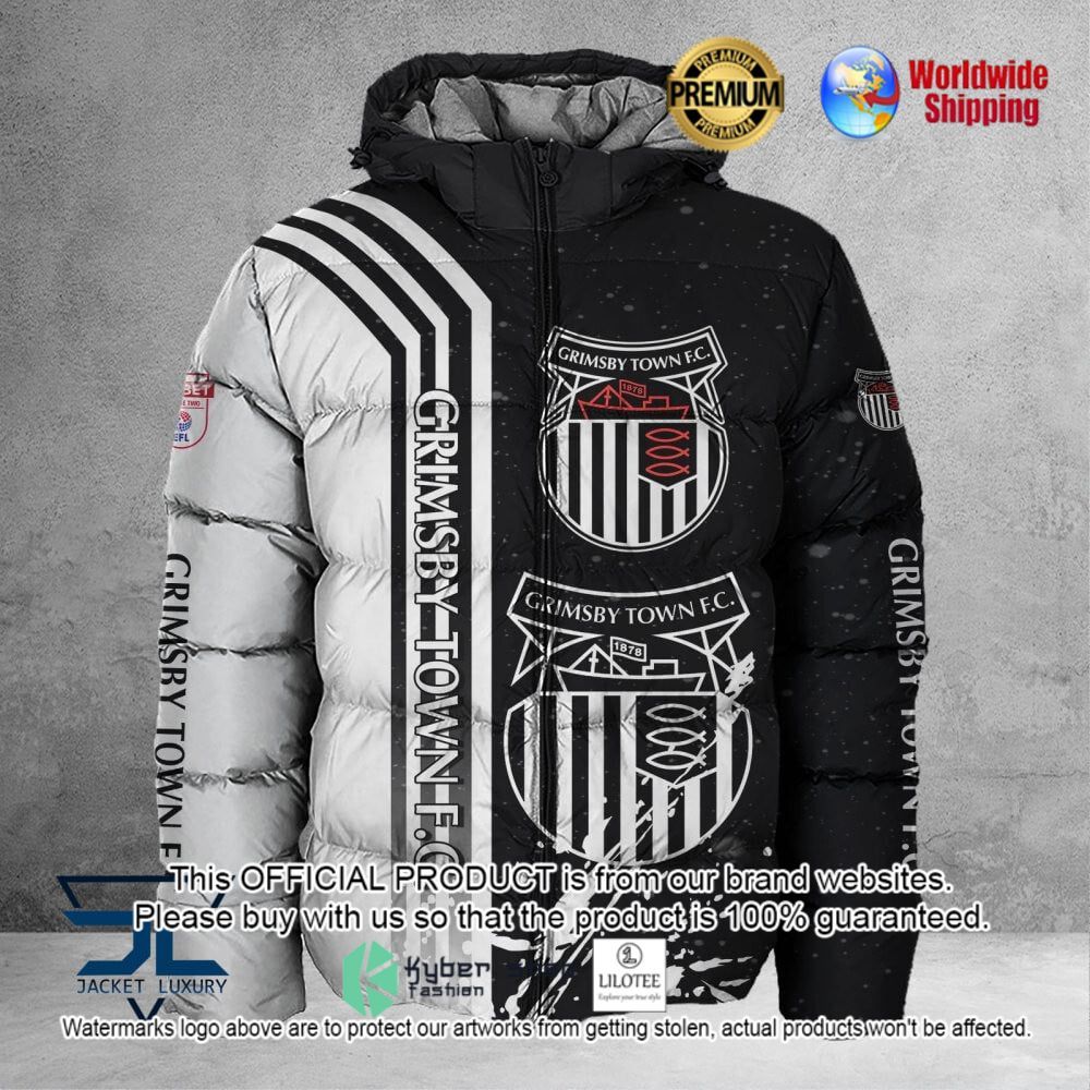 grimsby town 3d puffer down jacket bomber jacket 1 574