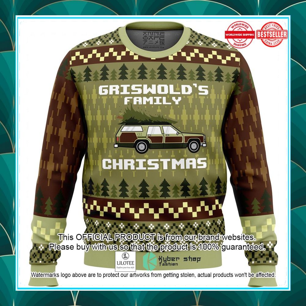 griswolds family christmas vacation ugly christmas sweater 1 702