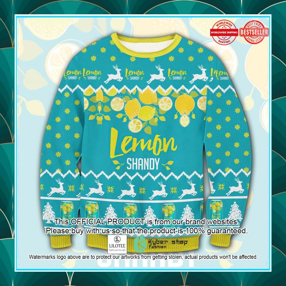 grizzly paw lemon shandy chrismtas sweater 1 499