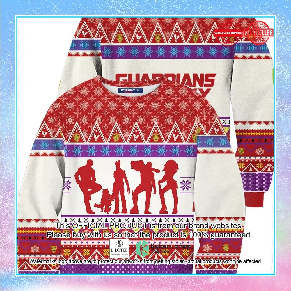 guardians of the christmas galaxy ugly sweater 1 156