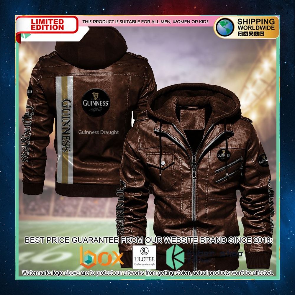 guinness draught leather jacket 2 835