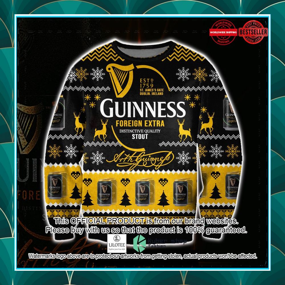 guinness foreign extra stout christmas sweater 1 193