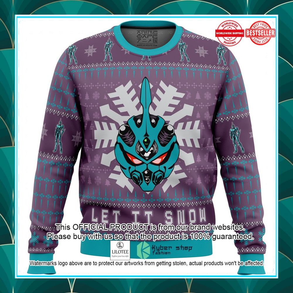 guyver let it snow ugly christmas sweater 1 714