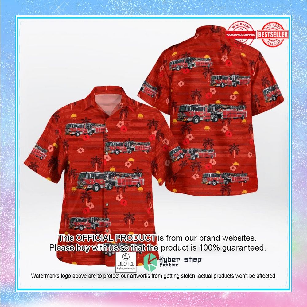 hagerstown maryland hagerstown fire department christmas hawaiian shirt 1 200