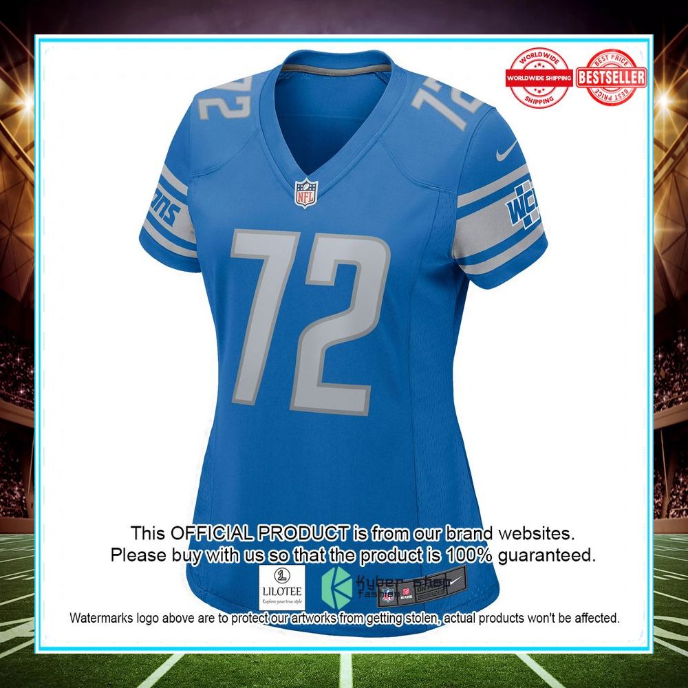 halapoulivaati vaitai detroit lions blue football jersey 2 341