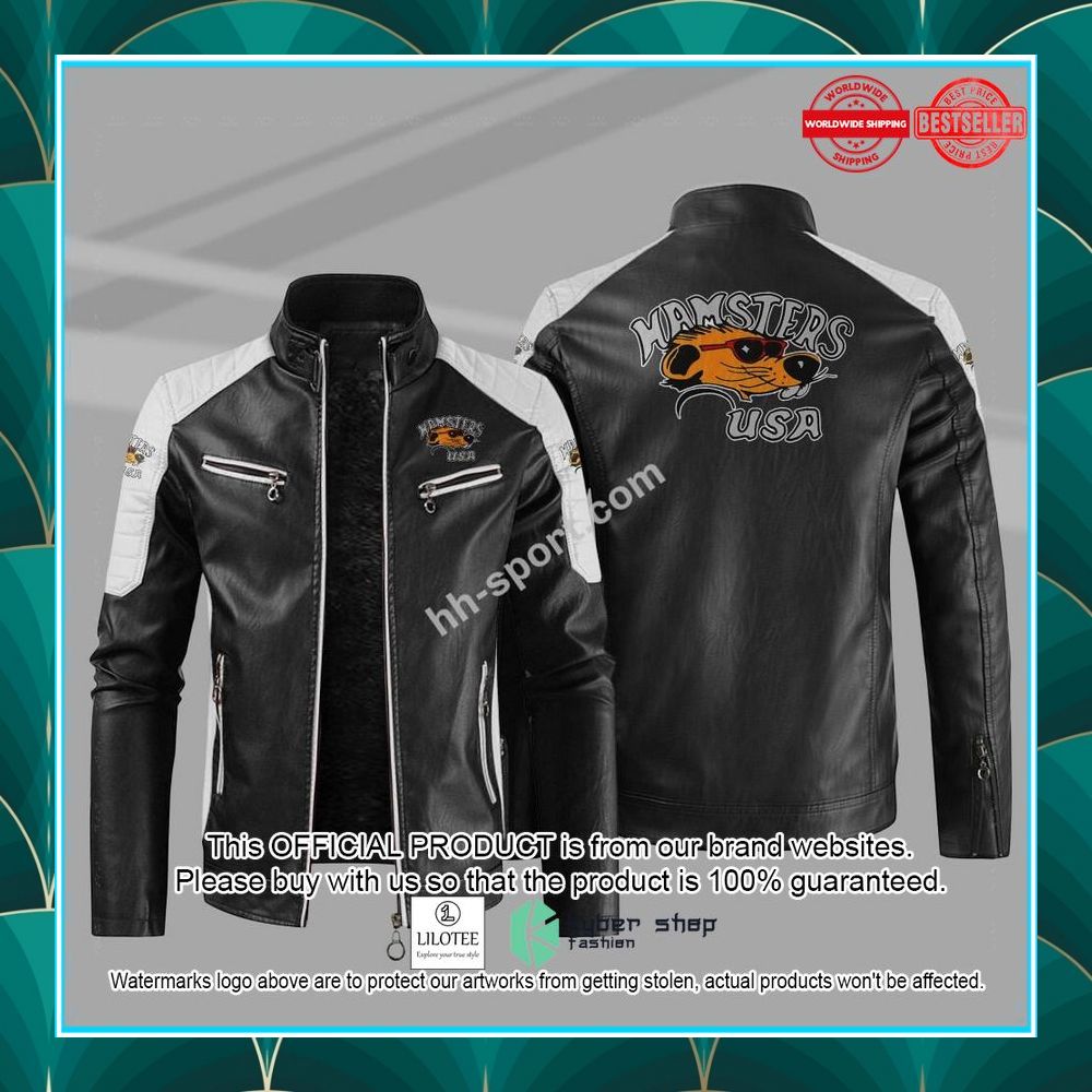 hamsters motorcycle club motor leather jacket 1 288