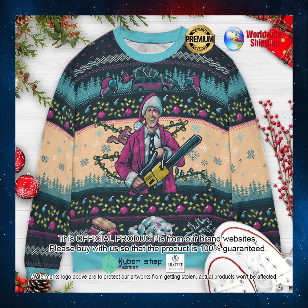 hap hap happiest christmas sweater this side of the nuthouse national lampoons vacation christmas sweater 1 263