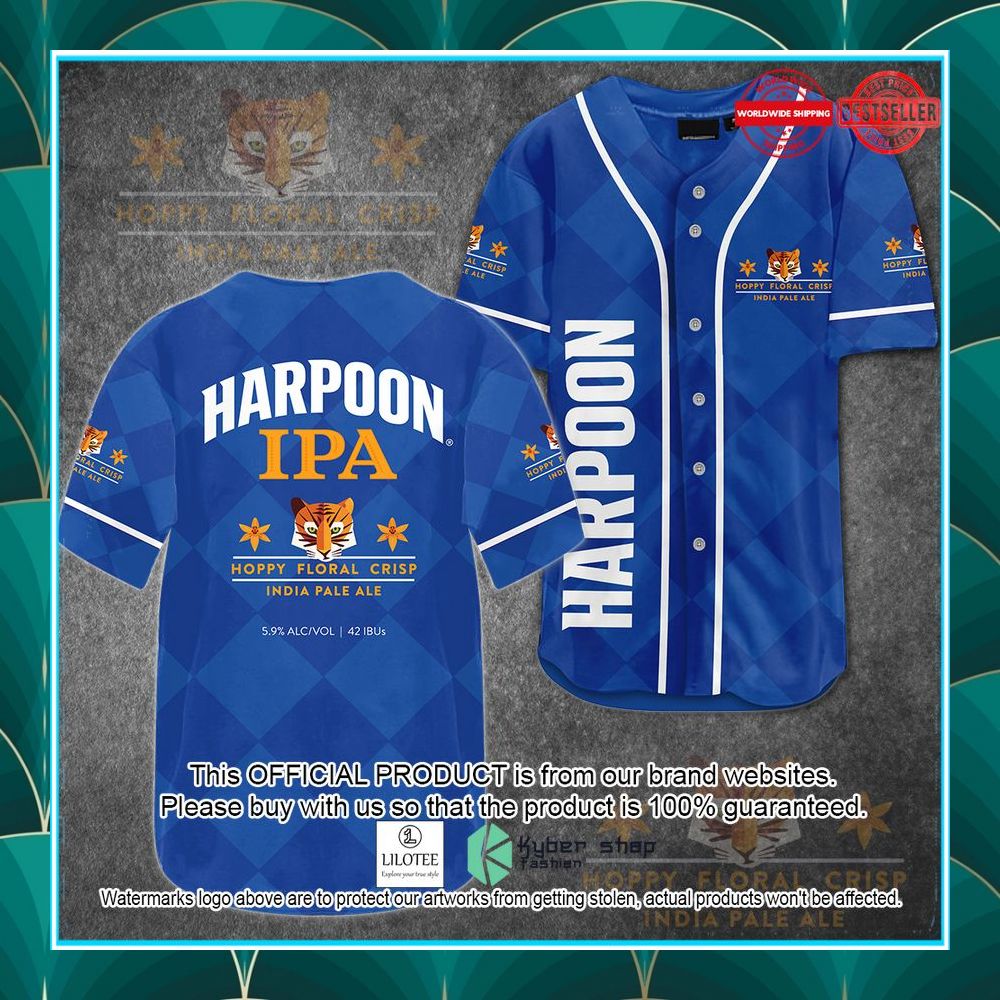harpoon baseball jersey 1 986