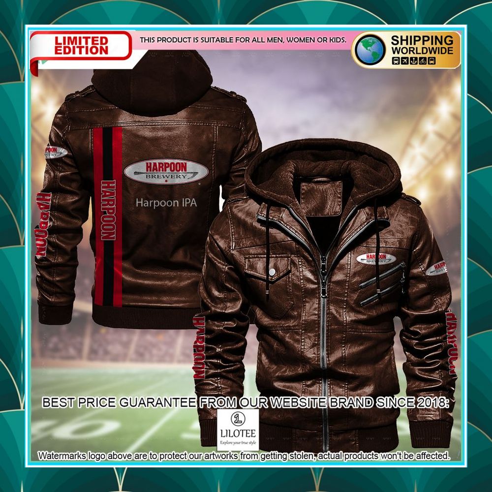 harpoon ipa leather jacket 1 560