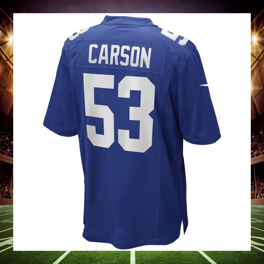 Harry Carson New York Giants Football Retired Royal Football Jersey - LIMITED EDITION 3 harry carson new york giants football retired royal football jersey 3 589