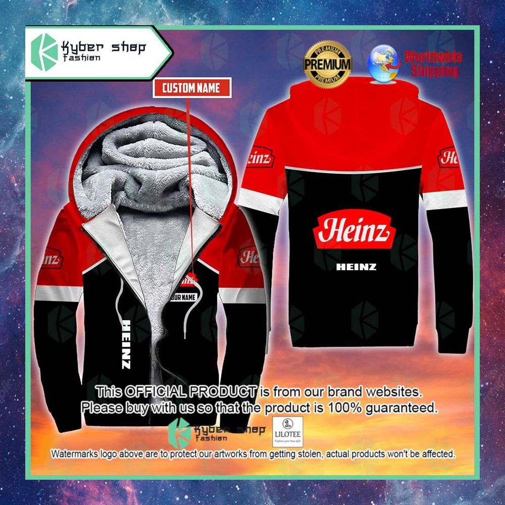 heinz custom name 3d fleece hoodie 1 780