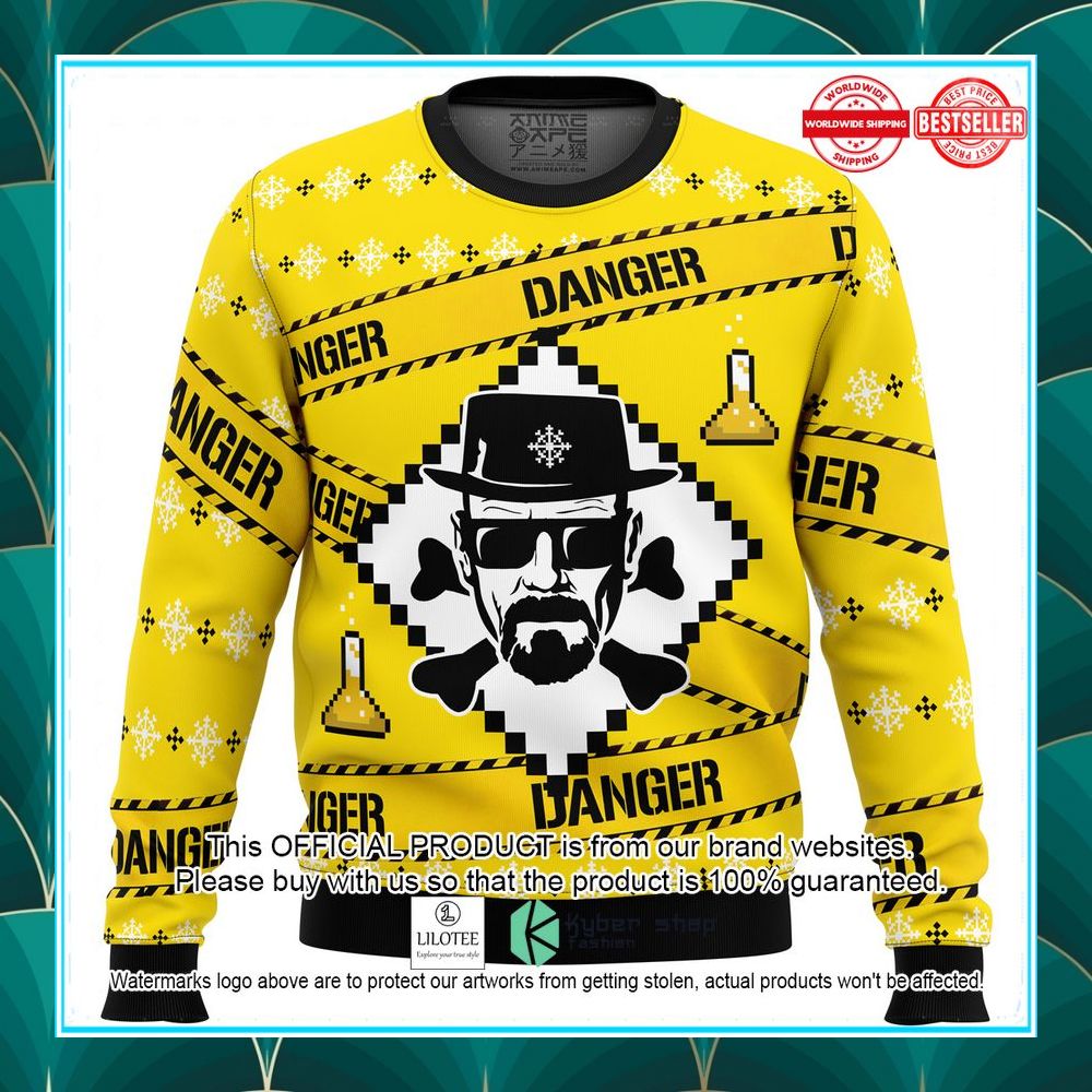 heisenberg breaking bad christmas ugly christmas sweater 1 455