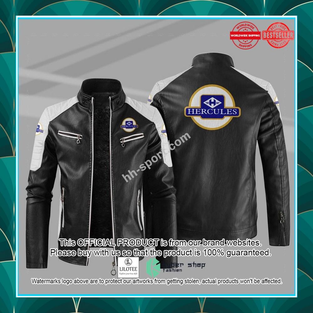 hercules motorcycle motor leather jacket 1 244
