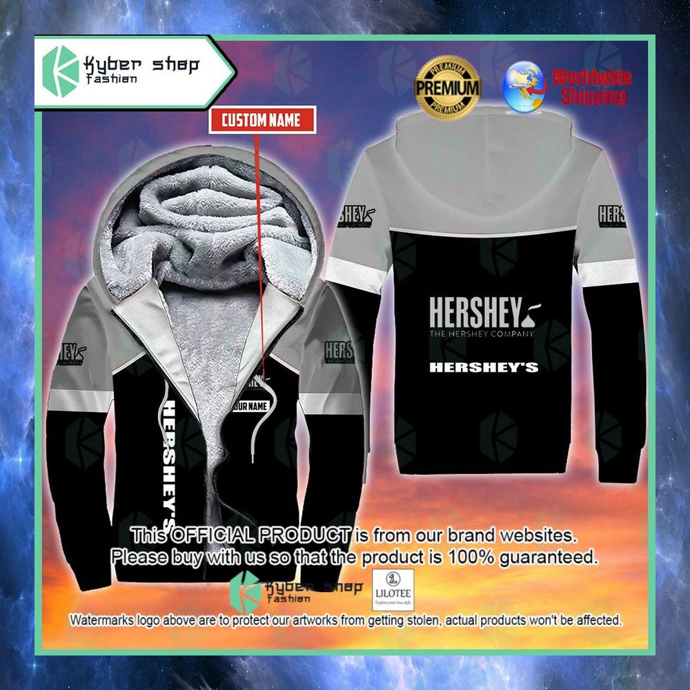 hersheys custom name 3d fleece hoodie 1 685