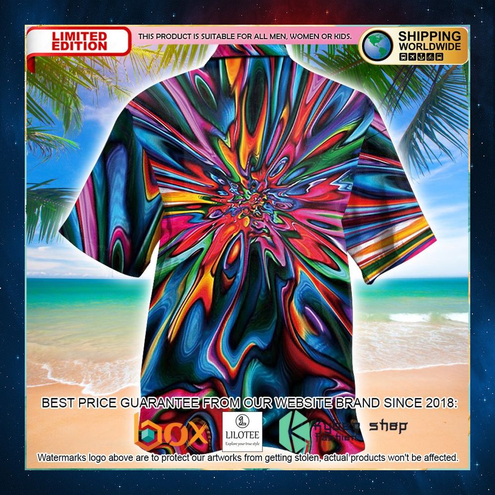 hippie colorful hawaiian shirt 2 476