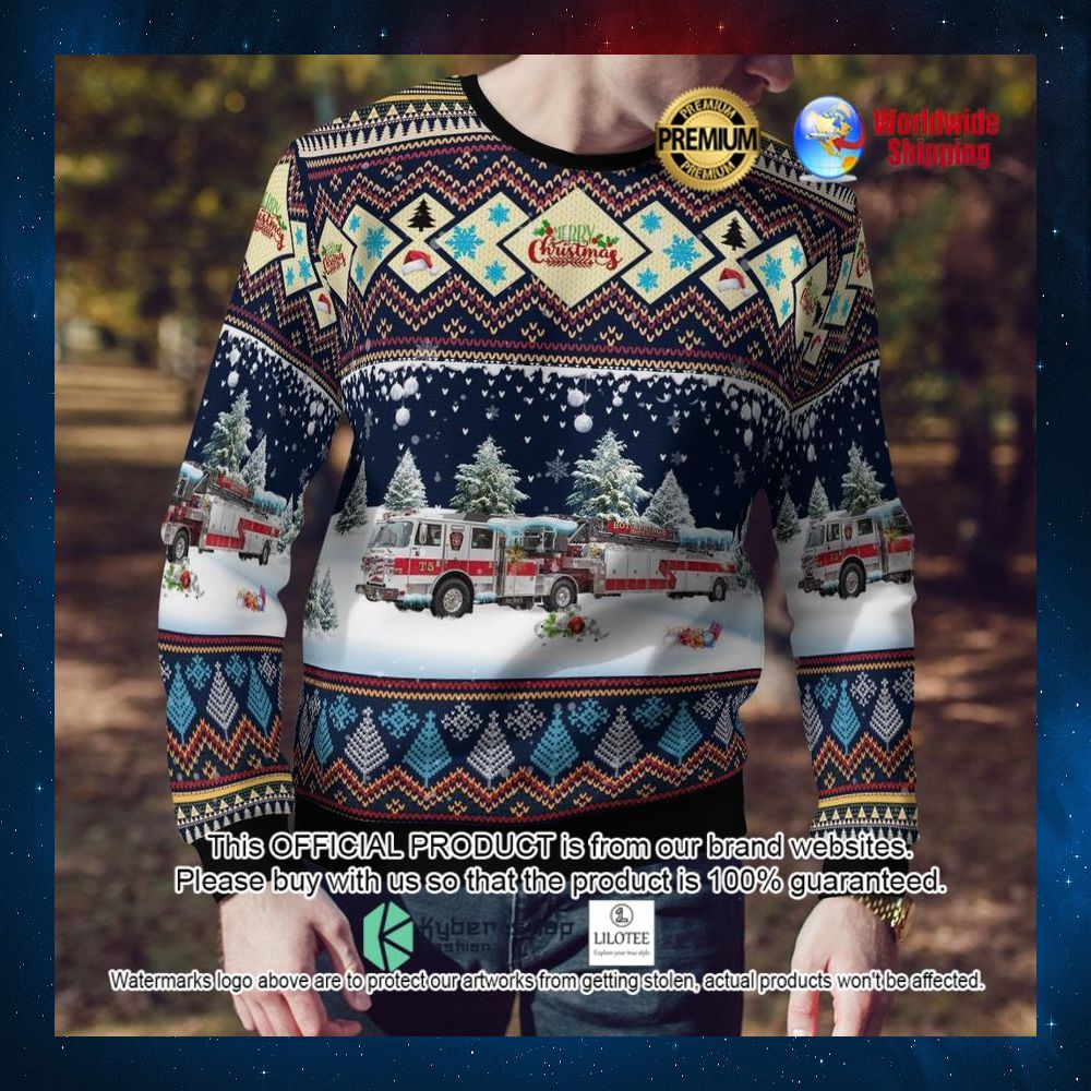 Hot Springs, Arkansas, Hot Springs Fire Department Sweater - LIMITED EDITION 4 hot springs arkansas hot springs fire department sweater 4 978