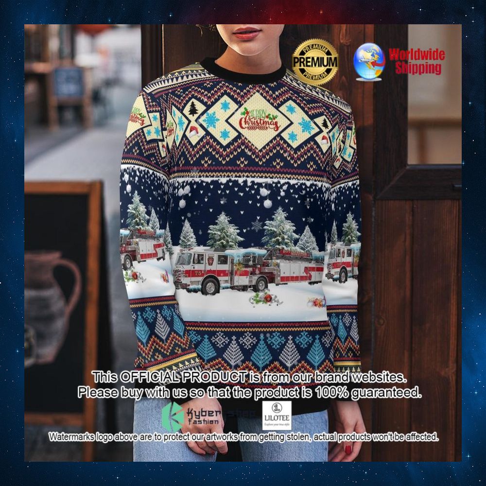 Hot Springs, Arkansas, Hot Springs Fire Department Sweater - LIMITED EDITION 5 hot springs arkansas hot springs fire department sweater 5 480