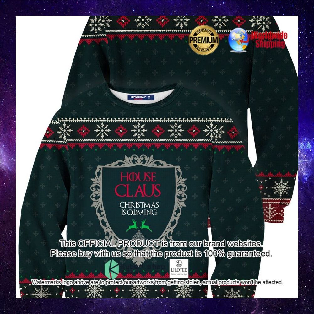 house claus christmas is coming christmas sweater 1 644