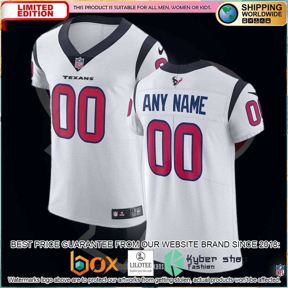 houston texans nike vapor untouchable custom elite white football jersey 1 226