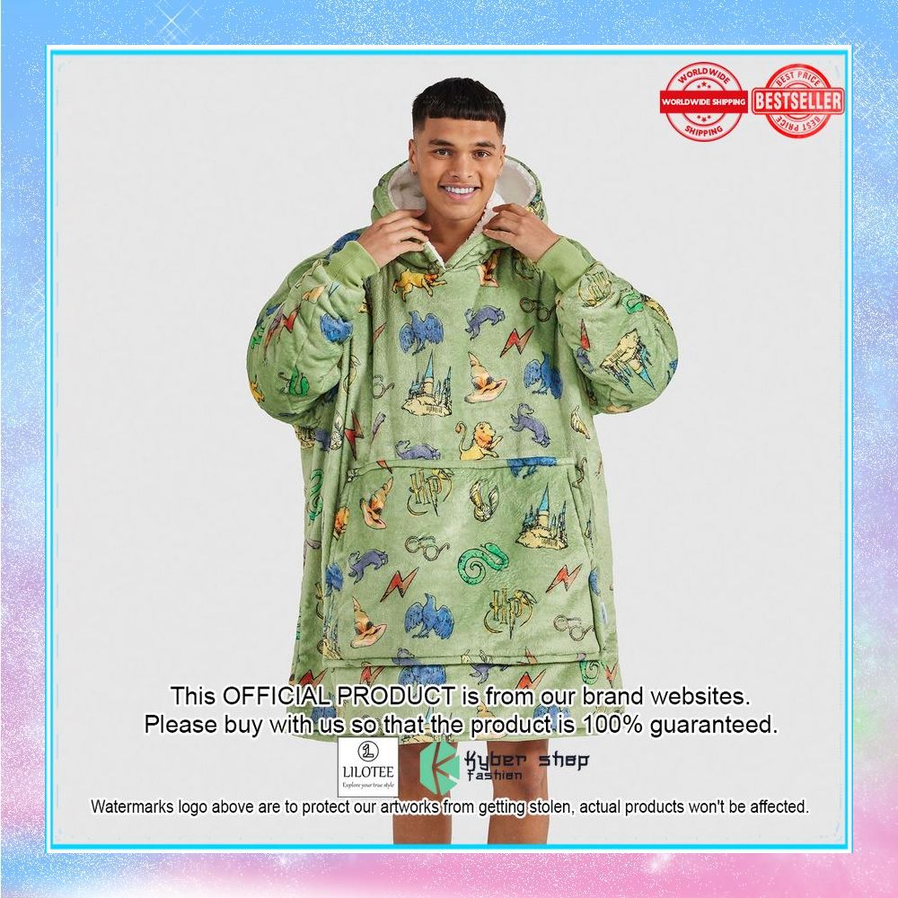 hp khaki green oodie blanket hoodie 1 324