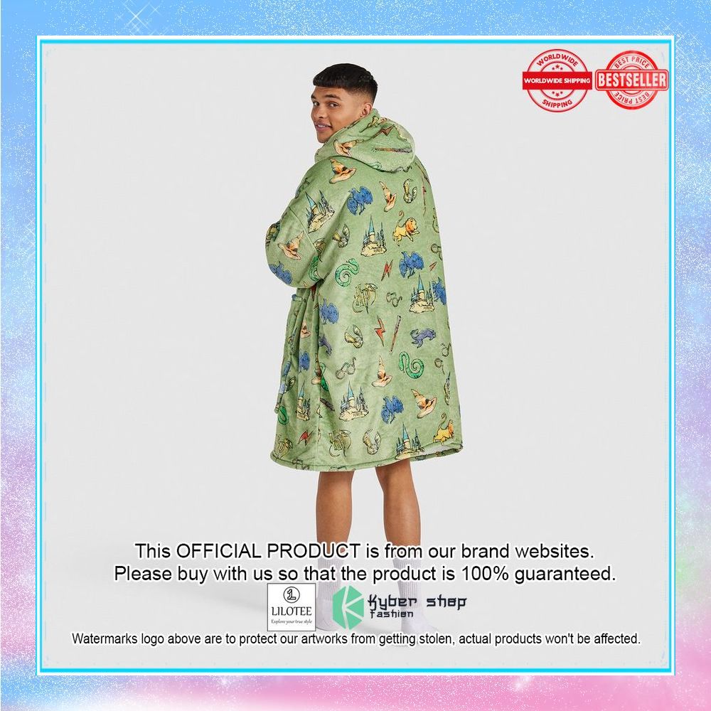hp khaki green oodie blanket hoodie 2 399