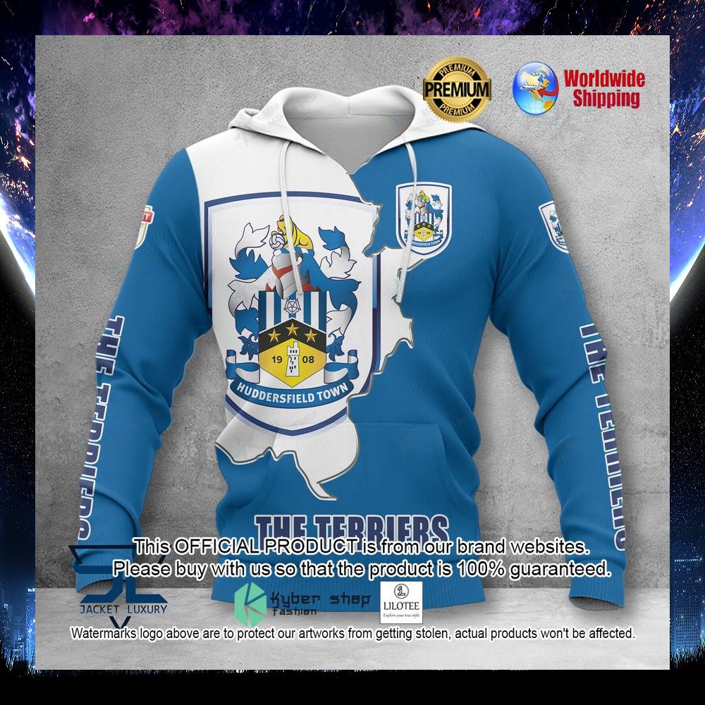 huddersfield town a f c the terriers 3d hoodie shirt 1 482