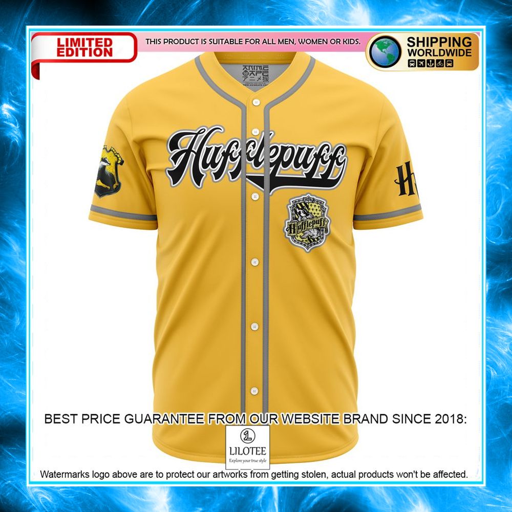 Hufflepuff House Harry Potter Baseball Jersey - LIMITED EDITION 5 hufflepuff house harry potter baseball jersey 2 40