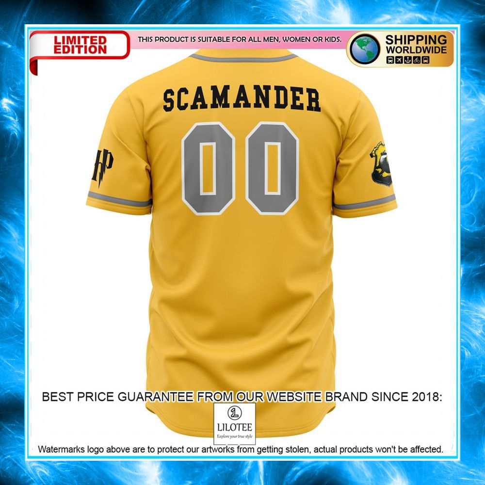 Hufflepuff House Harry Potter Baseball Jersey - LIMITED EDITION 6 hufflepuff house harry potter baseball jersey 3 850