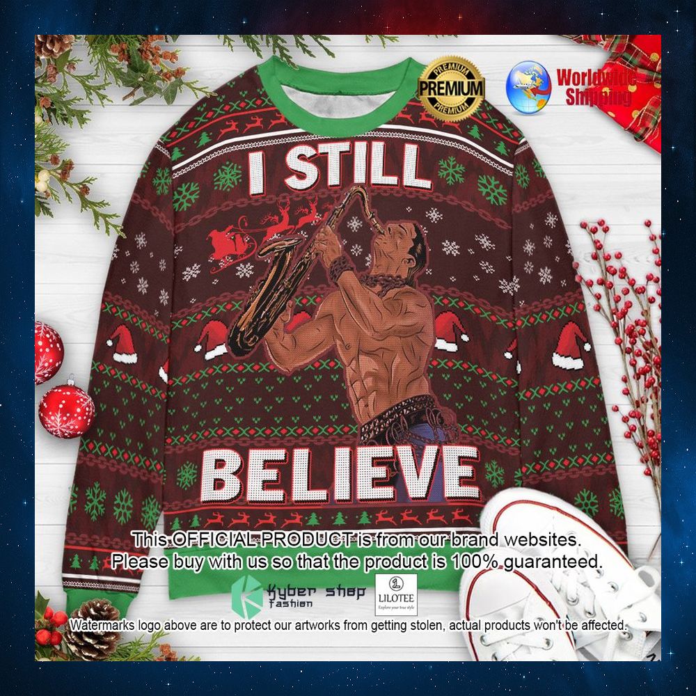 i still believe tim cappello the lost boys christmas sweater 1 745