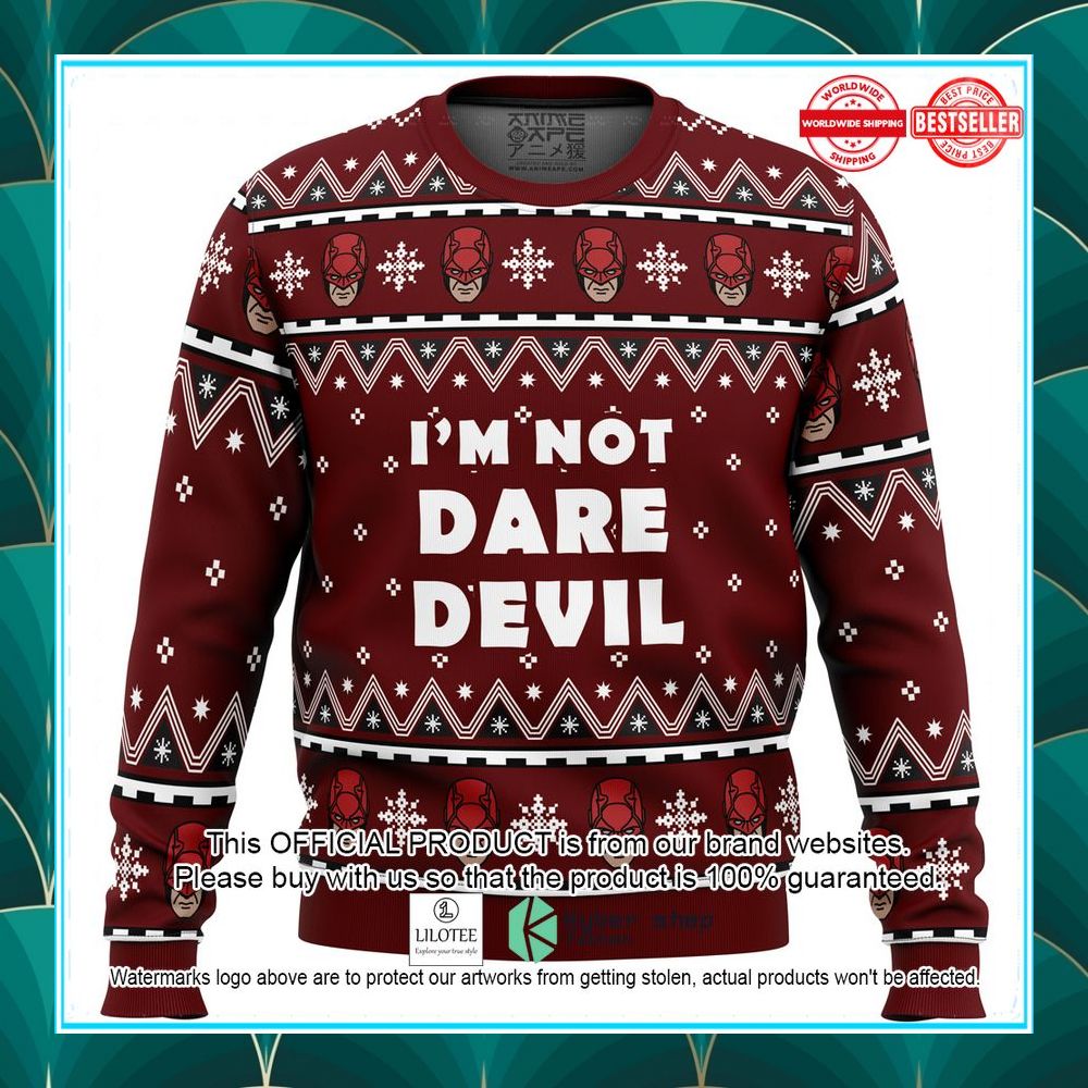 im not daredevil marvel ugly christmas sweater 1 267