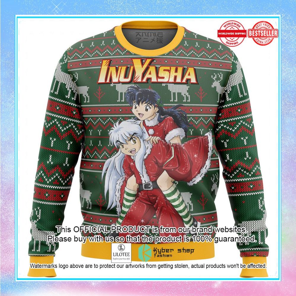 inuyasha alt ugly christmas sweater 1 857