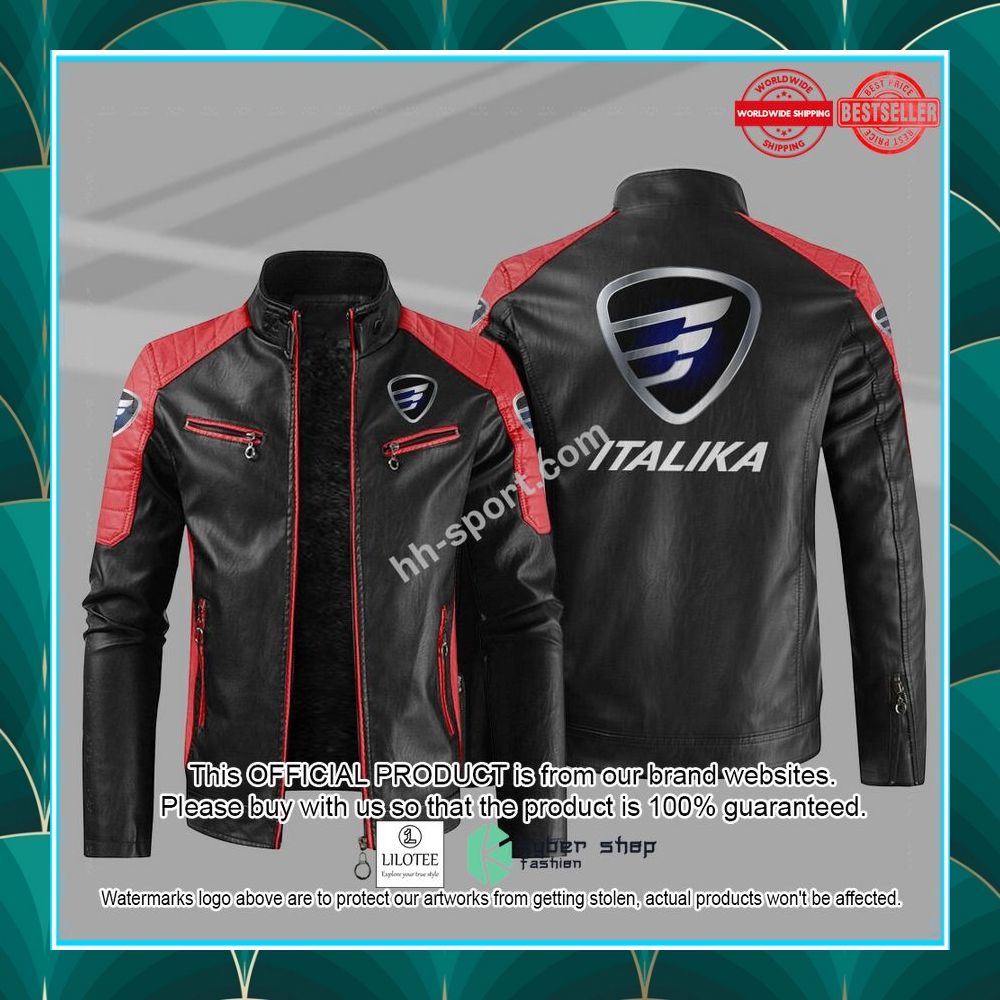 italika motorcycles motor leather jacket 6 906