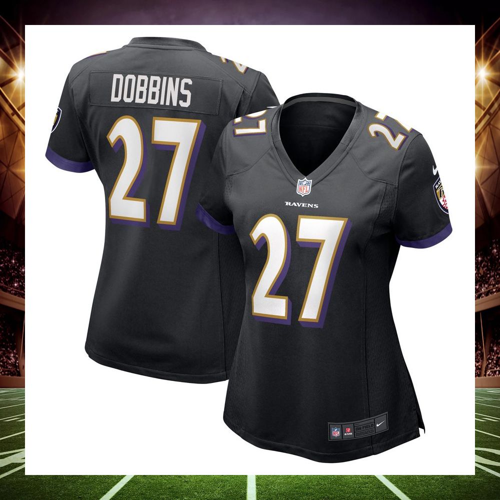 J.K. Dobbins Baltimore Ravens Black Football Jersey - LIMITED EDITION 4 j k dobbins baltimore ravens black football jersey 4 522