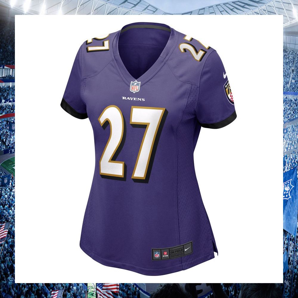 j k dobbins baltimore ravens nike womens purple football jersey 2 464