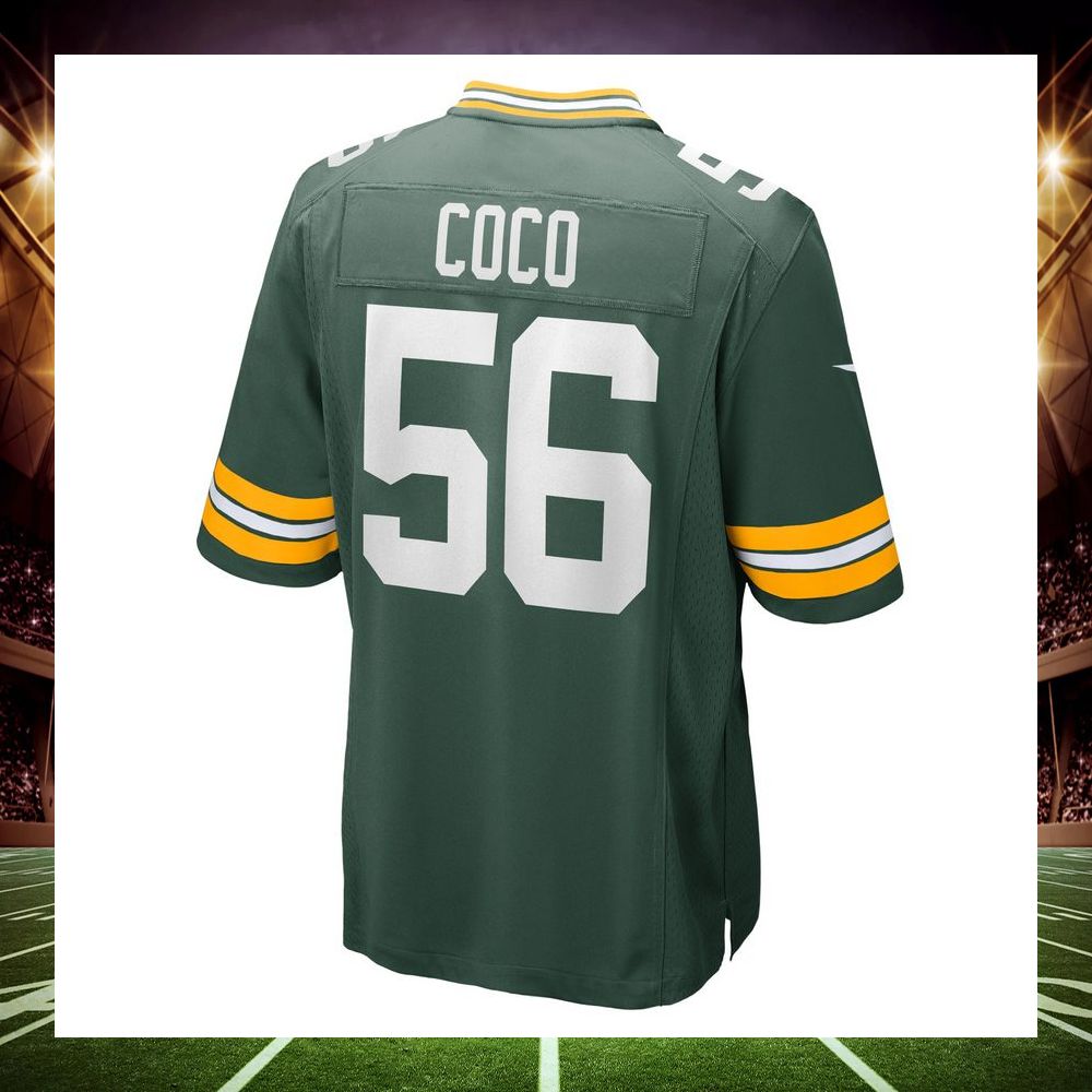 jack coco green bay packers green football jersey 3 621