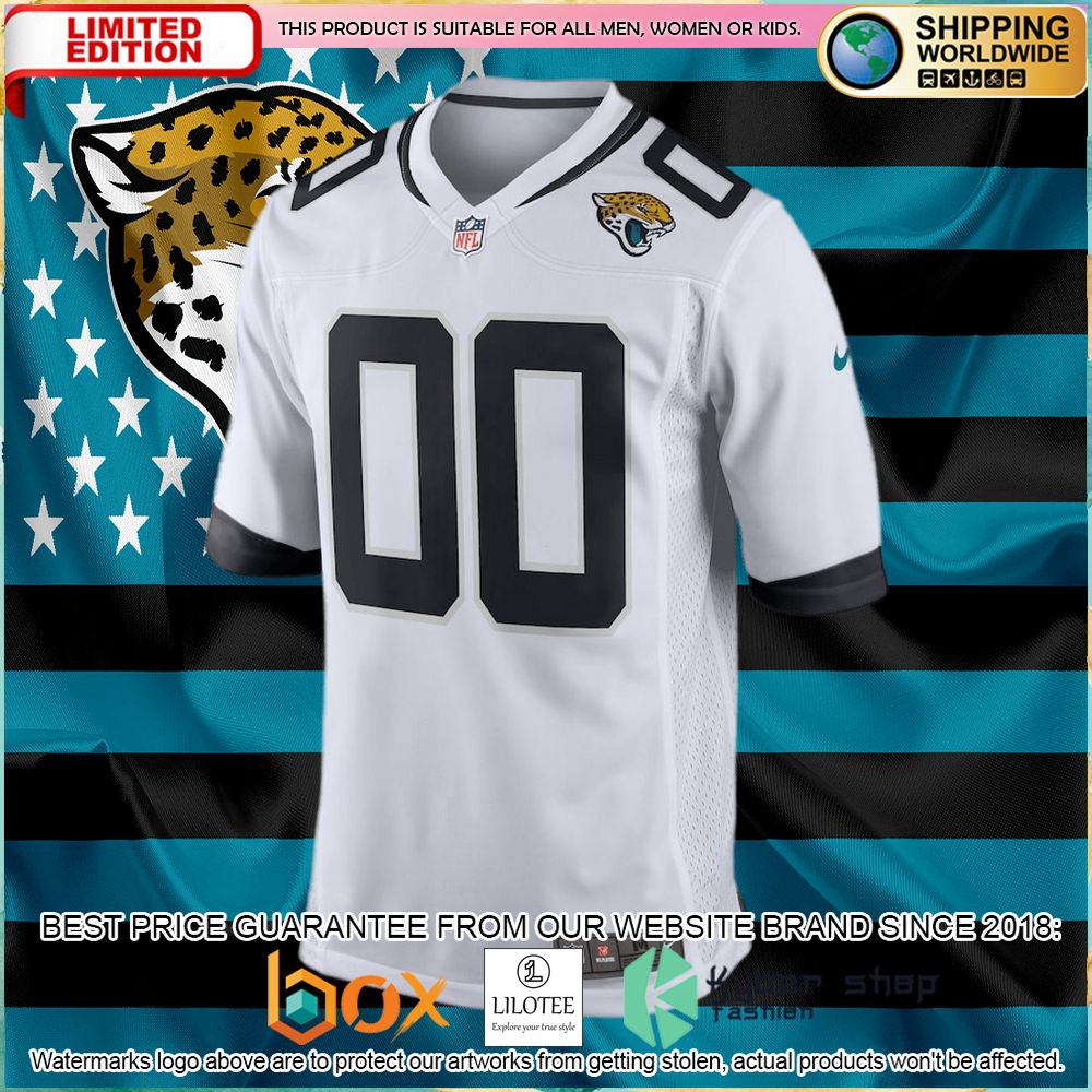 jacksonville jaguars nike custom white football jersey 2 610