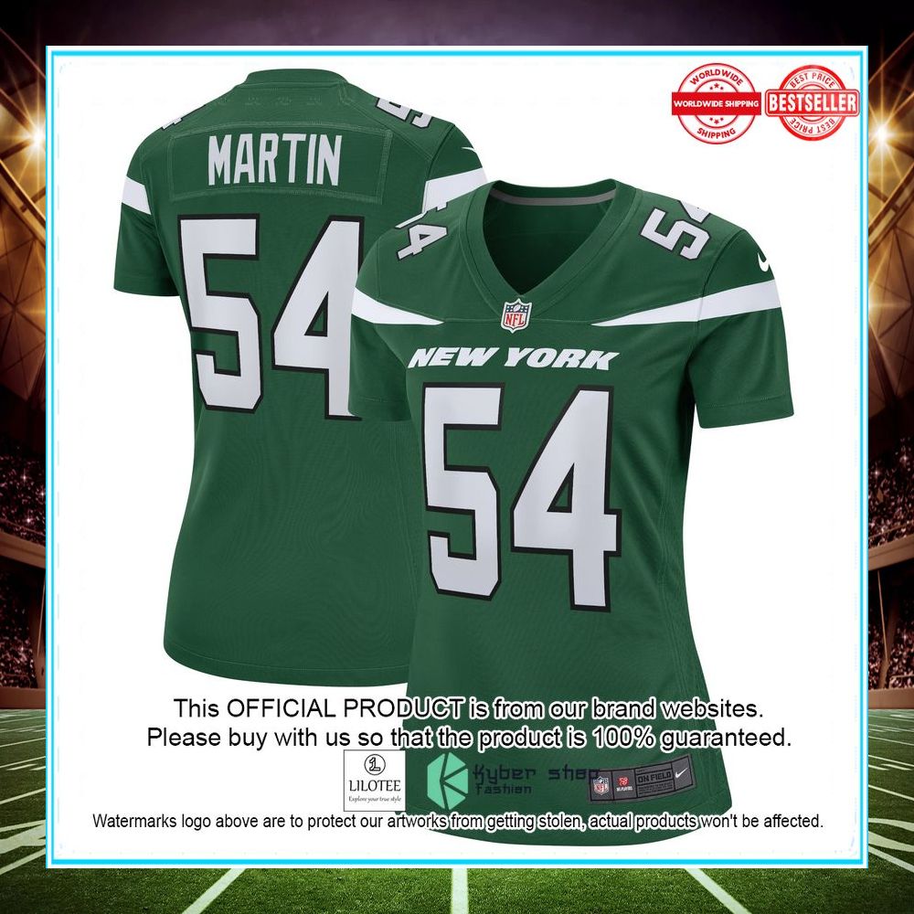 jacob martin new york jets gotham green football jersey 1 193