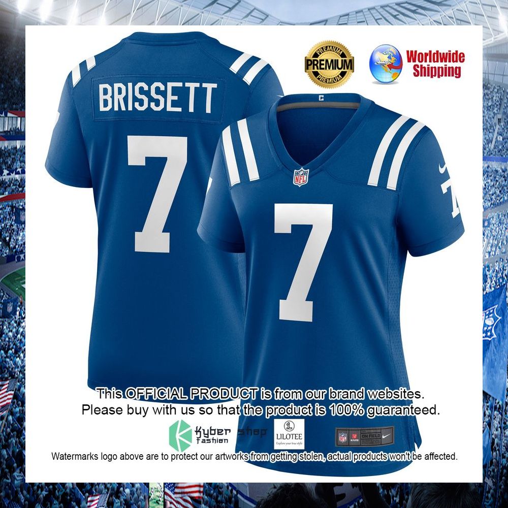 jacoby brissett indianapolis colts nike womens royal football jersey 1 700