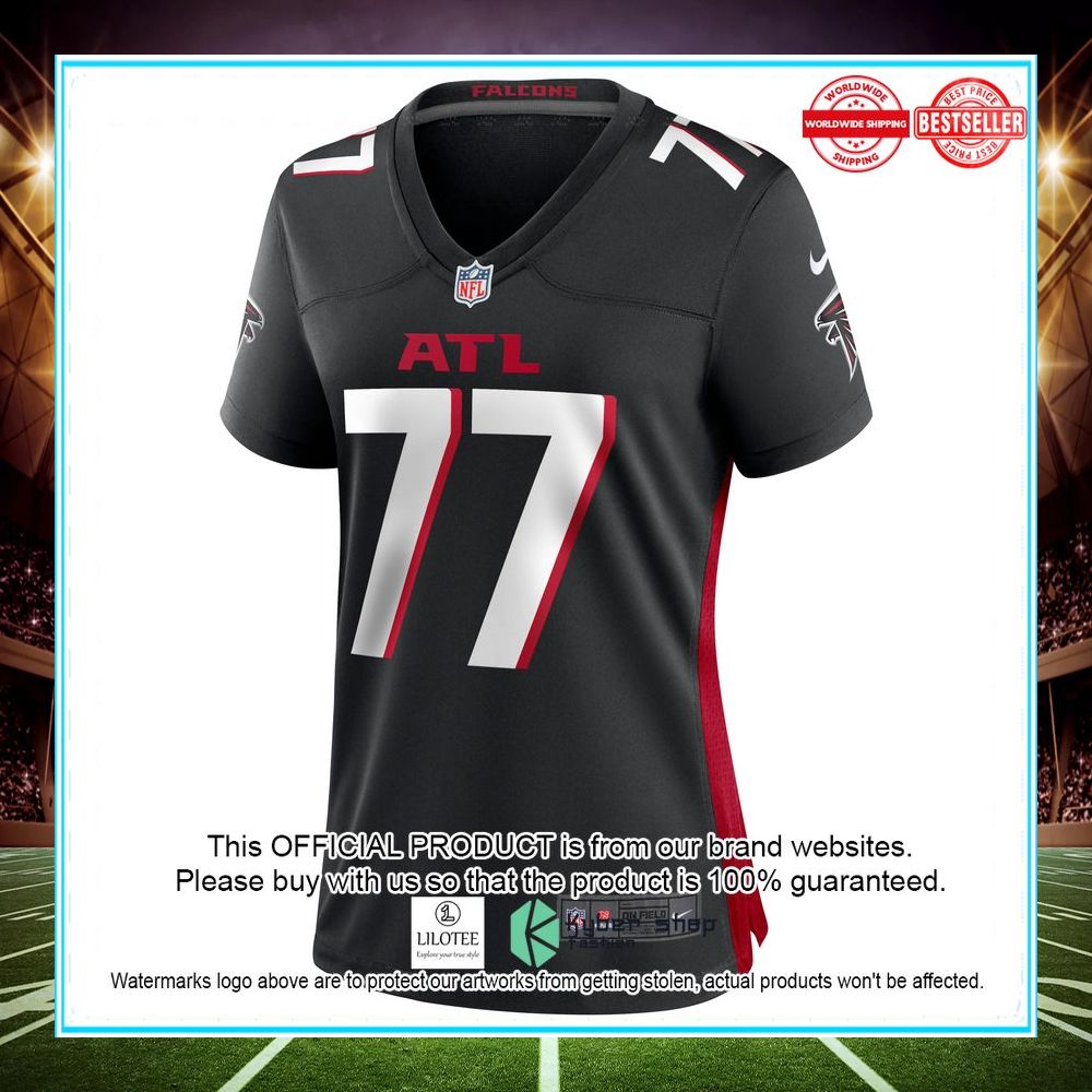 jalen mayfield atlanta falcons black football jersey 2 310