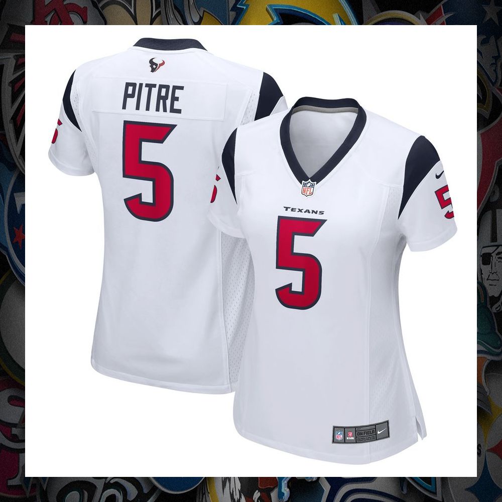 jalen pitre houston texans womens white football jersey 1 993