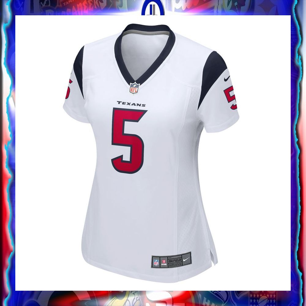 Jalen Pitre Houston Texans Women's White Football Jersey 6 jalen pitre houston texans womens white football jersey 2 917