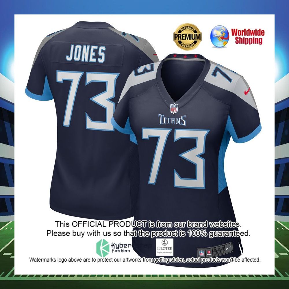 jamarco jones tennessee titans nike womens player game navy football jersey 1 350